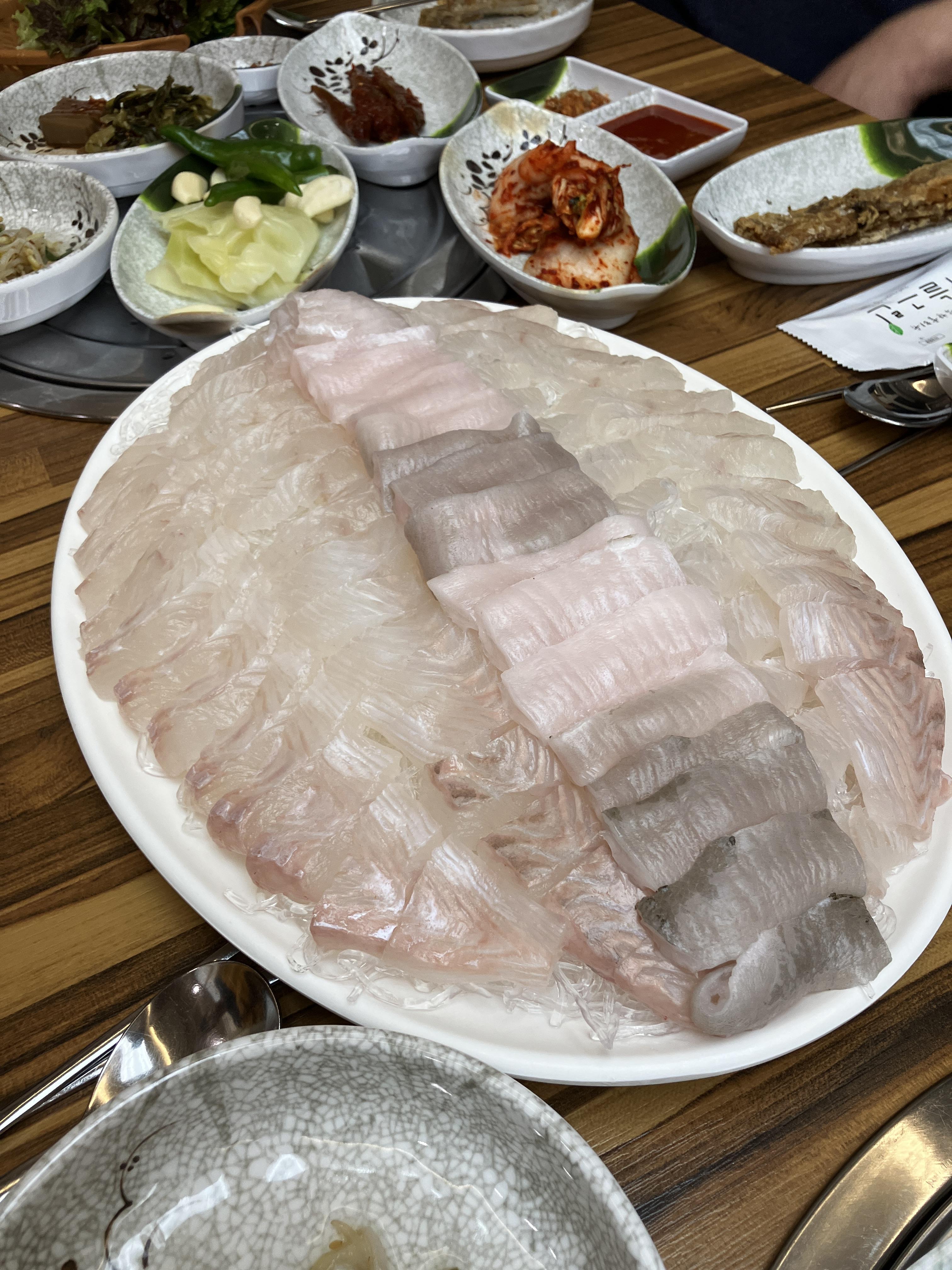 광어회