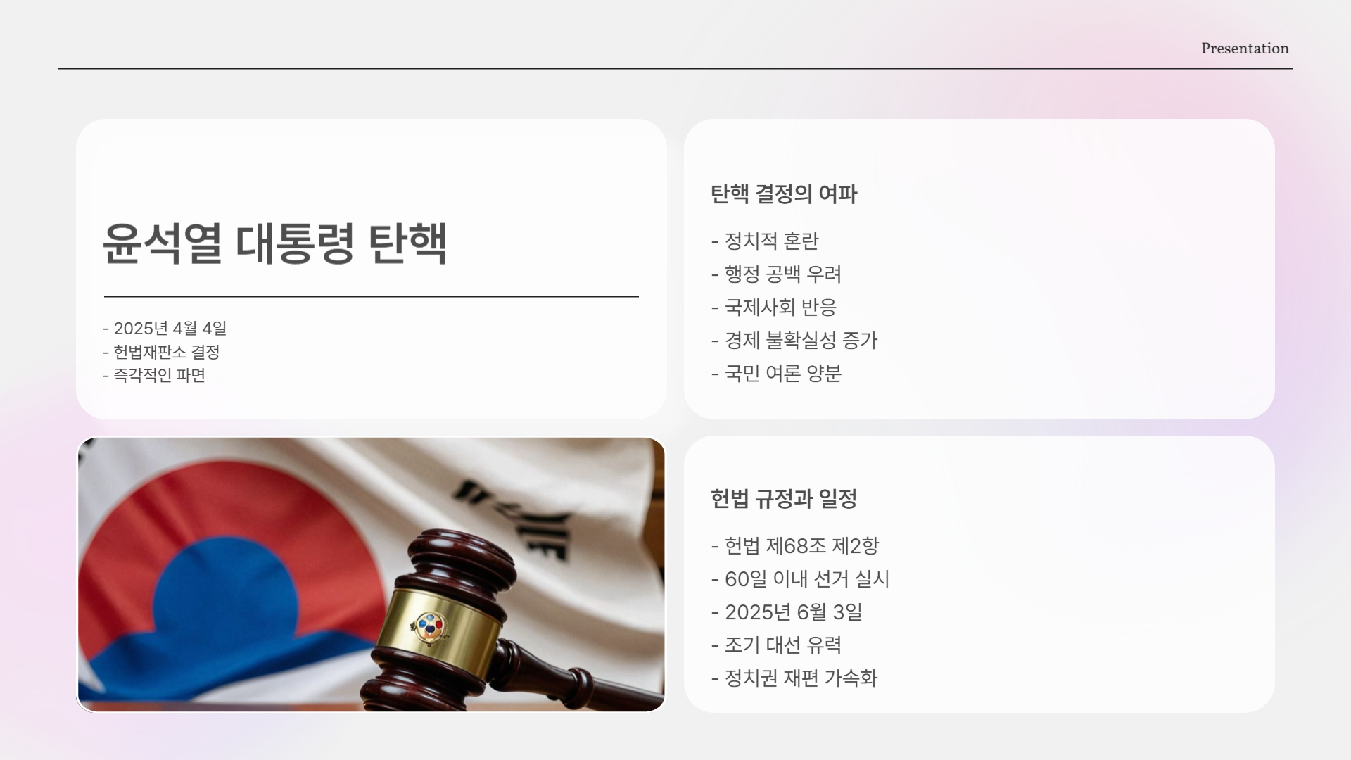 2025 조기 대선, 언제? 누가? 탄핵 이후 일정 A to Z