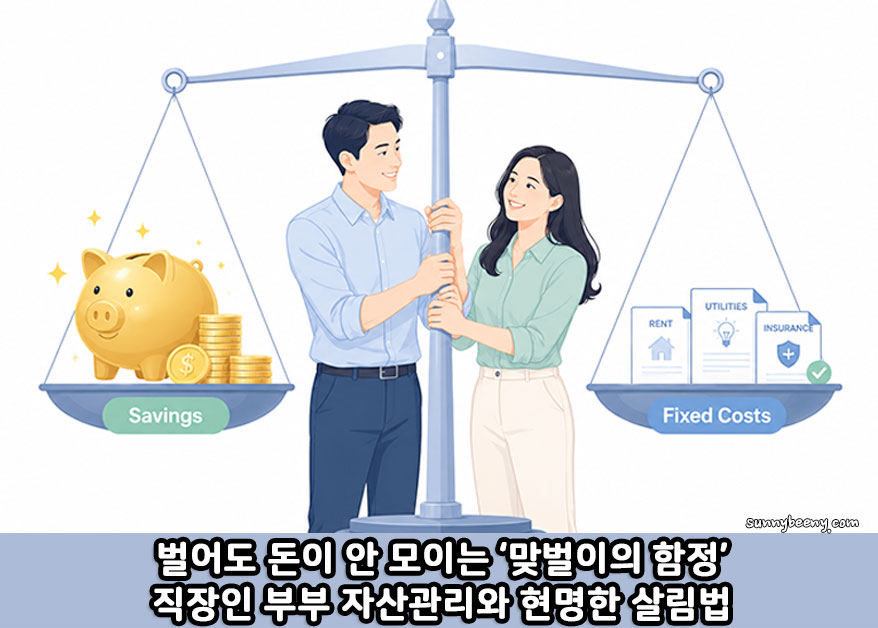 벌어도 돈이 안 모이는 &lsquo;맞벌이의 함정&rsquo;, 직장인 부부 자산관리와 현명한 살림법