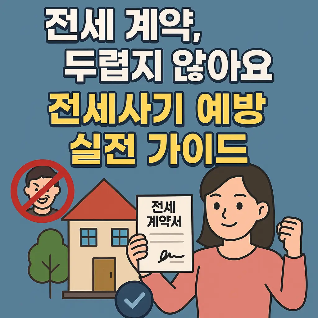 전세 계약, 두렵지 않아요 – 전세사기 예방 실전 가이드