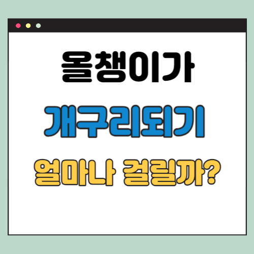 올챙이가 개구리