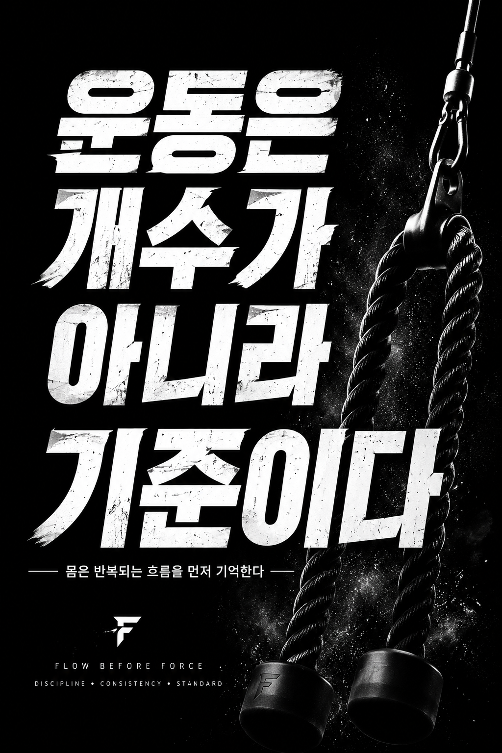 : 운동은 개수가 아니라 기준이다