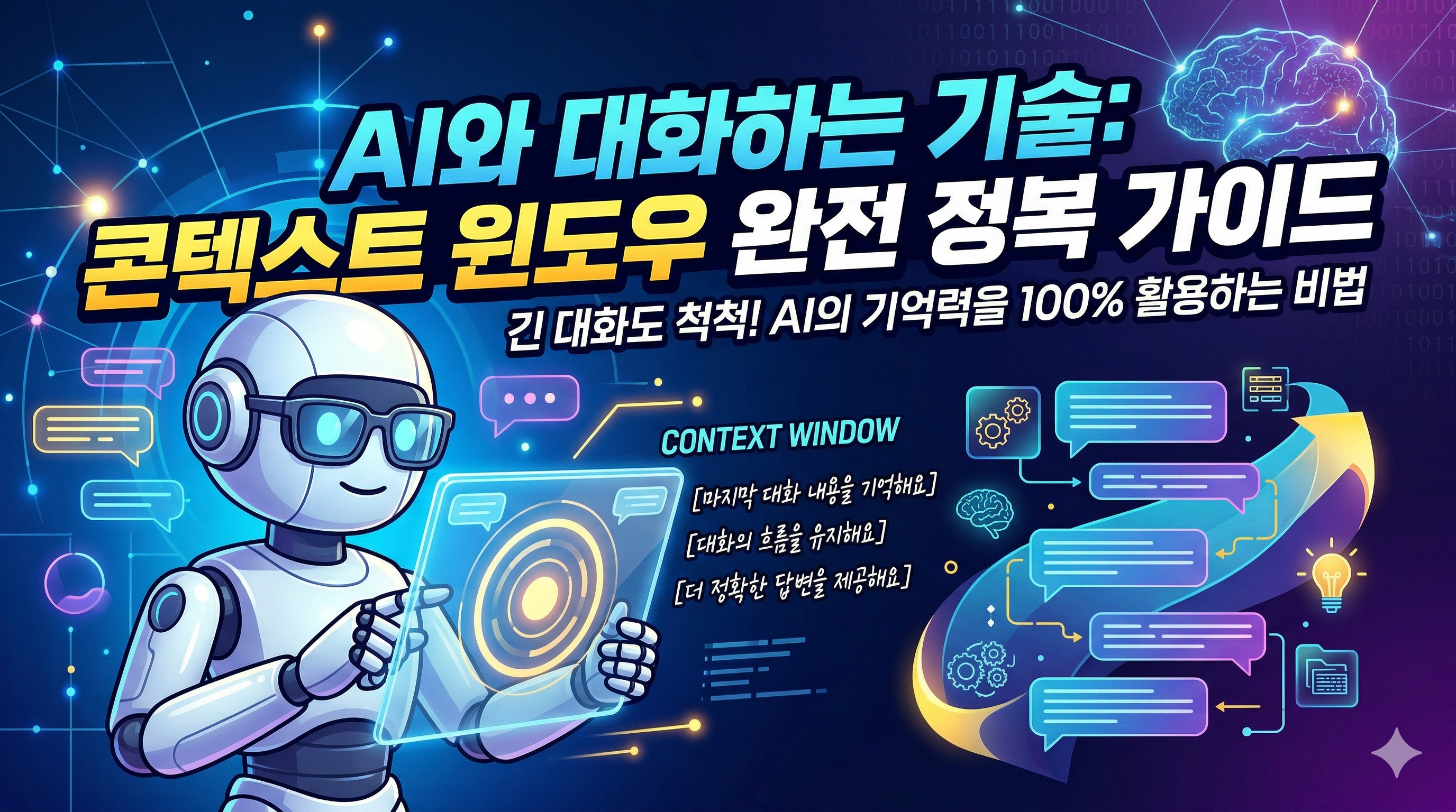 AI와 대화하는 기술: 콘텍스트 윈도우 완전 정복 가이드