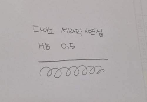 종이에 쓴 글
