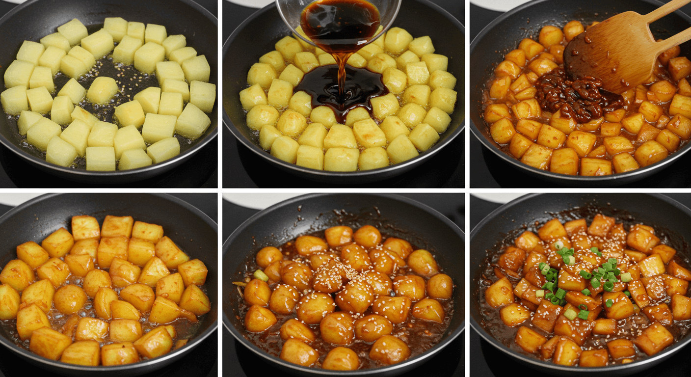 봄 감자조림 감자전 레시피 제철 햇감자 간단한 밑반찬 감자요리 추천 봄 제철 요리