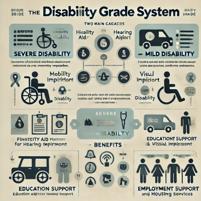 장애등급 신청 및 혜택 이미지