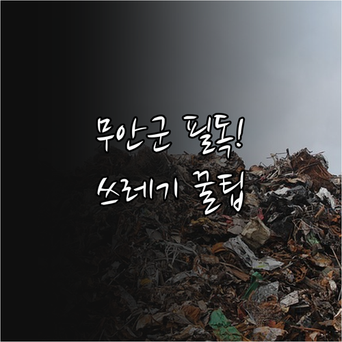 무안군 재활용 분리배출 요령 및 일반..