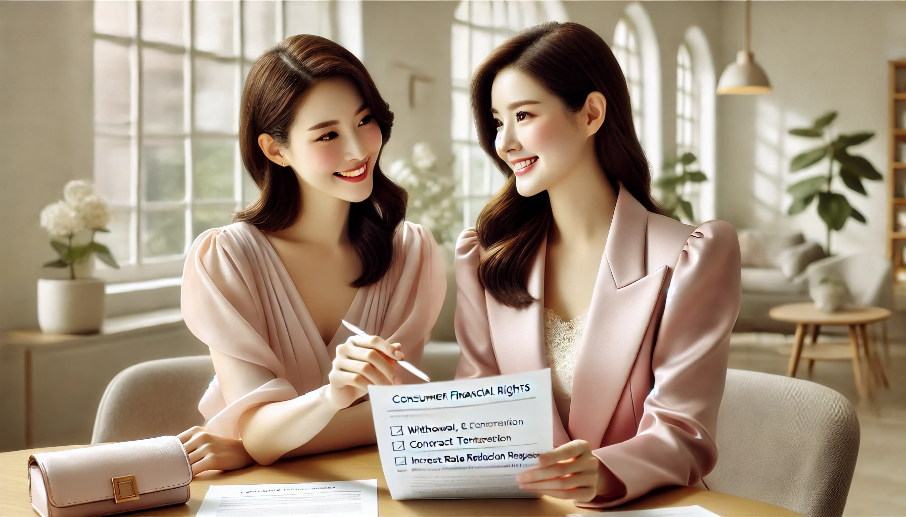 금융소비자 권리 확인하는 이미지