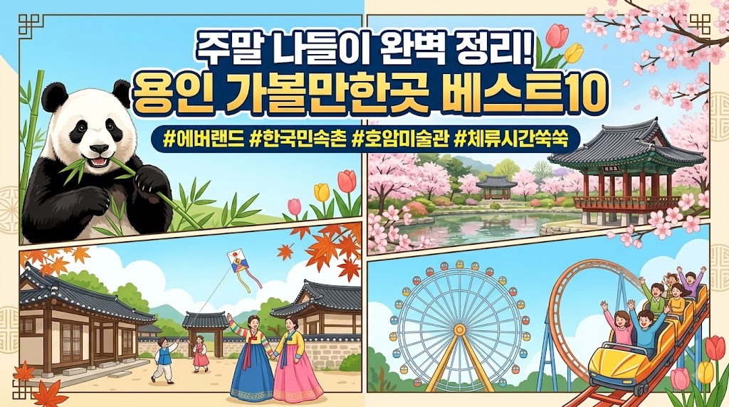 용인 가볼만한곳 베스트10
