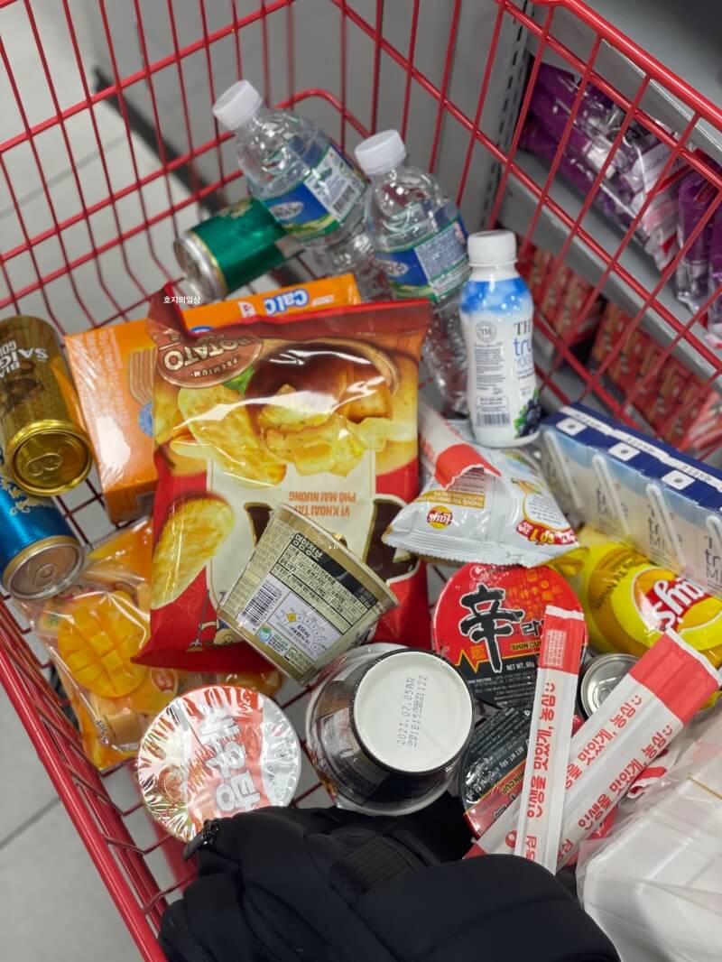 나트랑 골드 코스트 3층 롯데마트 - 카트 모습