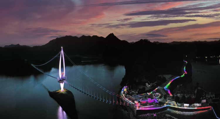 옥정호 출렁다리