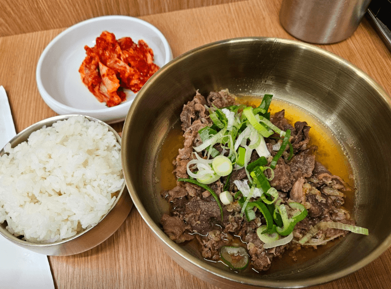 판매 음식들 사진