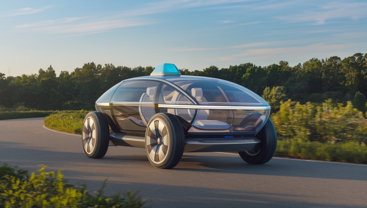 자율주행 전기차 관련 이미지