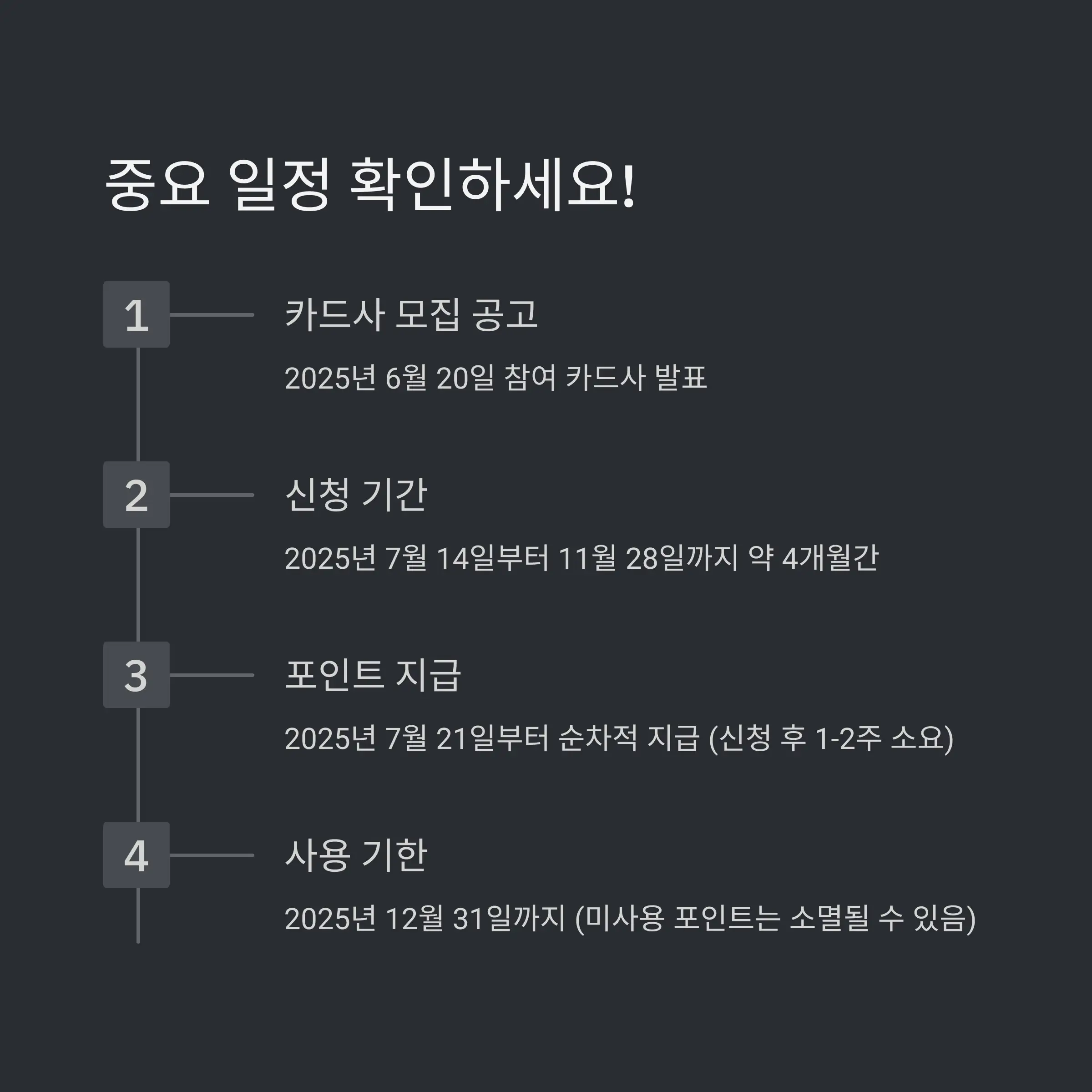 📅 신청 및 사용 기간