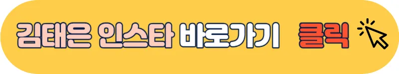 김태은 인스타