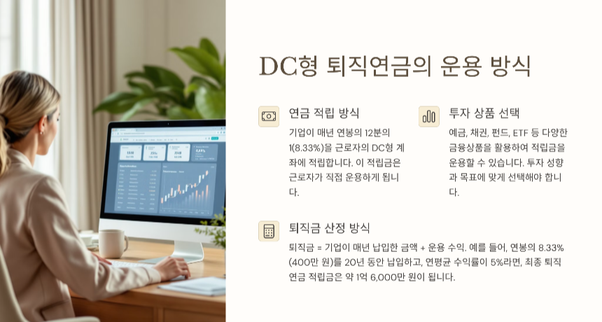 퇴직연금 DC형(확정기여형) 완벽 정리 운용법부터 수익률 높이는 전략까지