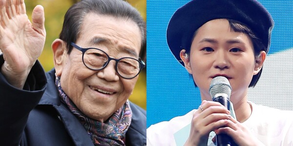 故 송해 선생님의 후임 개그맨 김신영 / 뉴스1