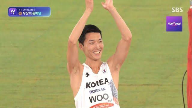 우상혁 높이뛰기 동메달