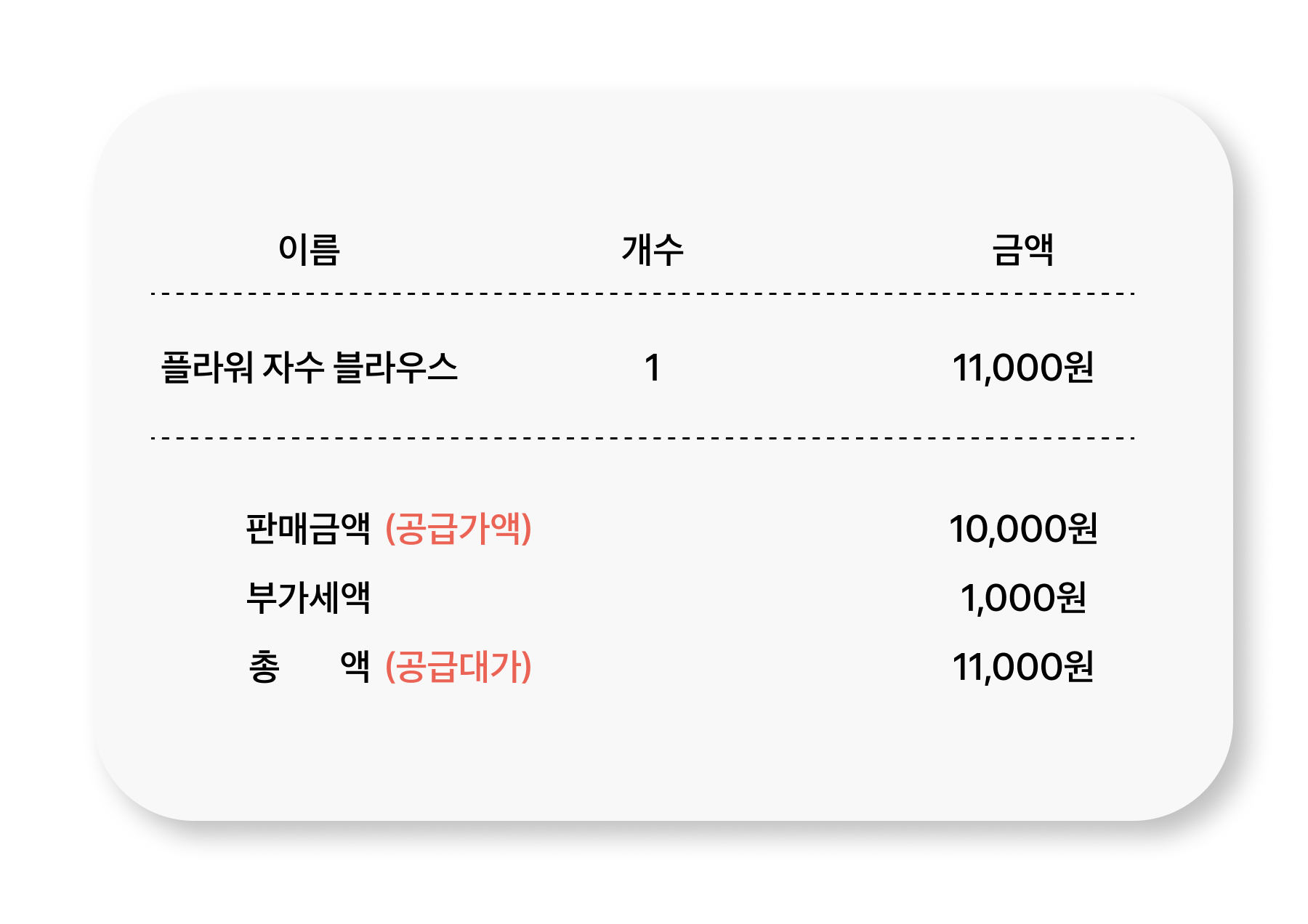 부가세 계산기
