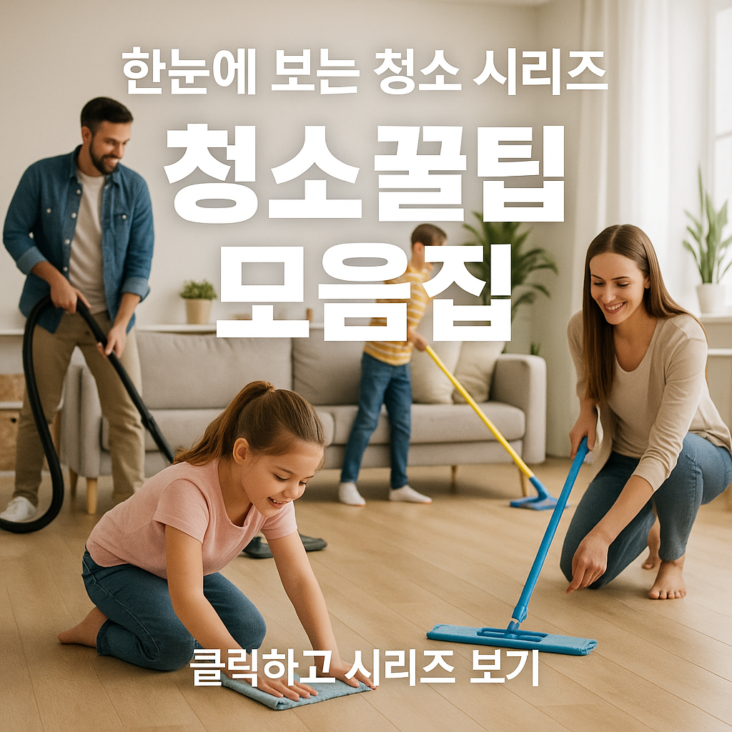 청소 꿀팁 시리즈 모음집