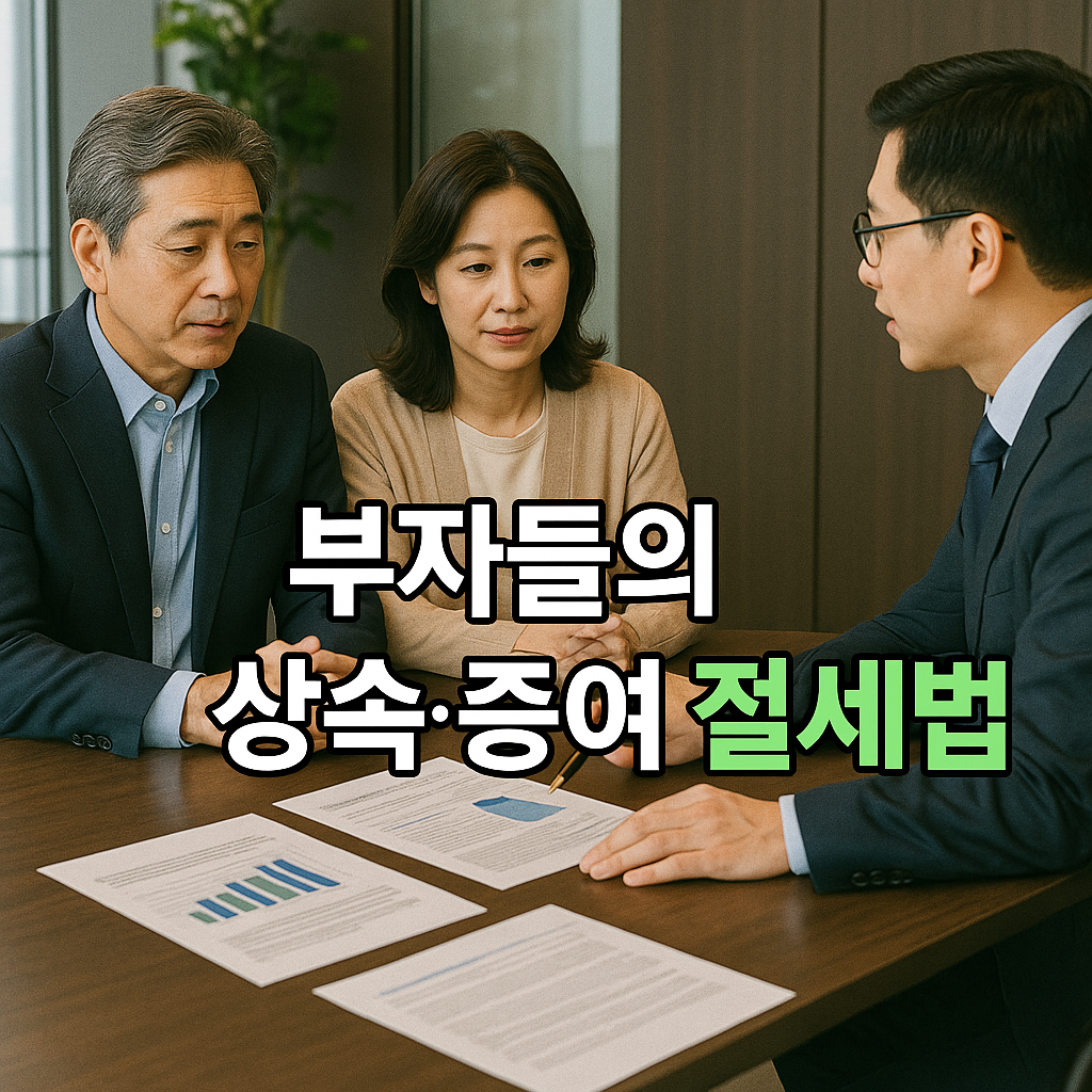 부자들의 상속&middot;증여 절세 상담