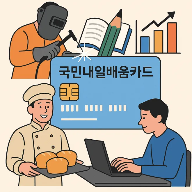 국민 내일배움카드 발급과 사용