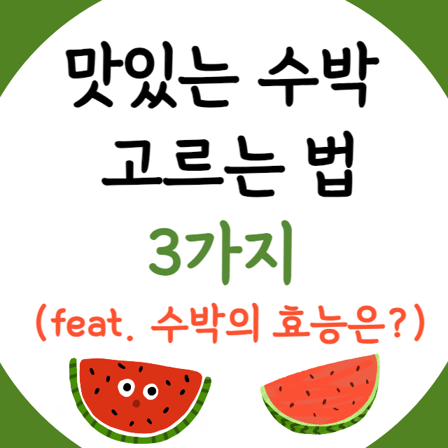 맛있는-수박-고르는-방법-소개-포스터