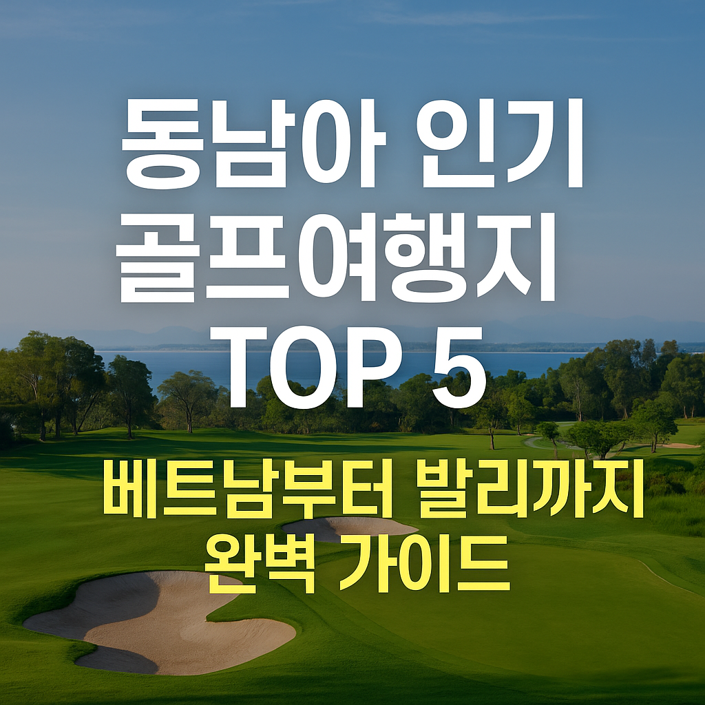 동남아인기골프여행지TOP5