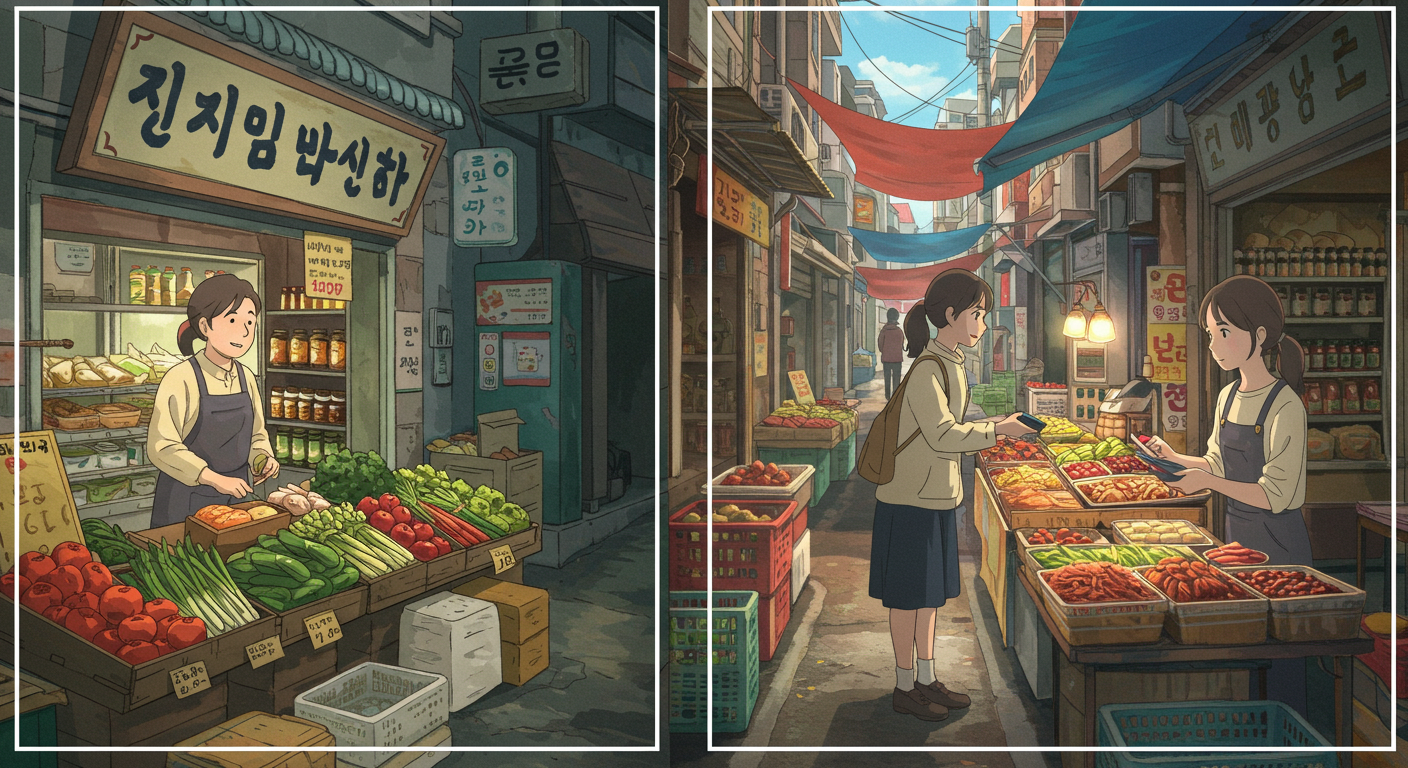 민생지원금을 사용할 수 있는 전통시장과 동네 가게