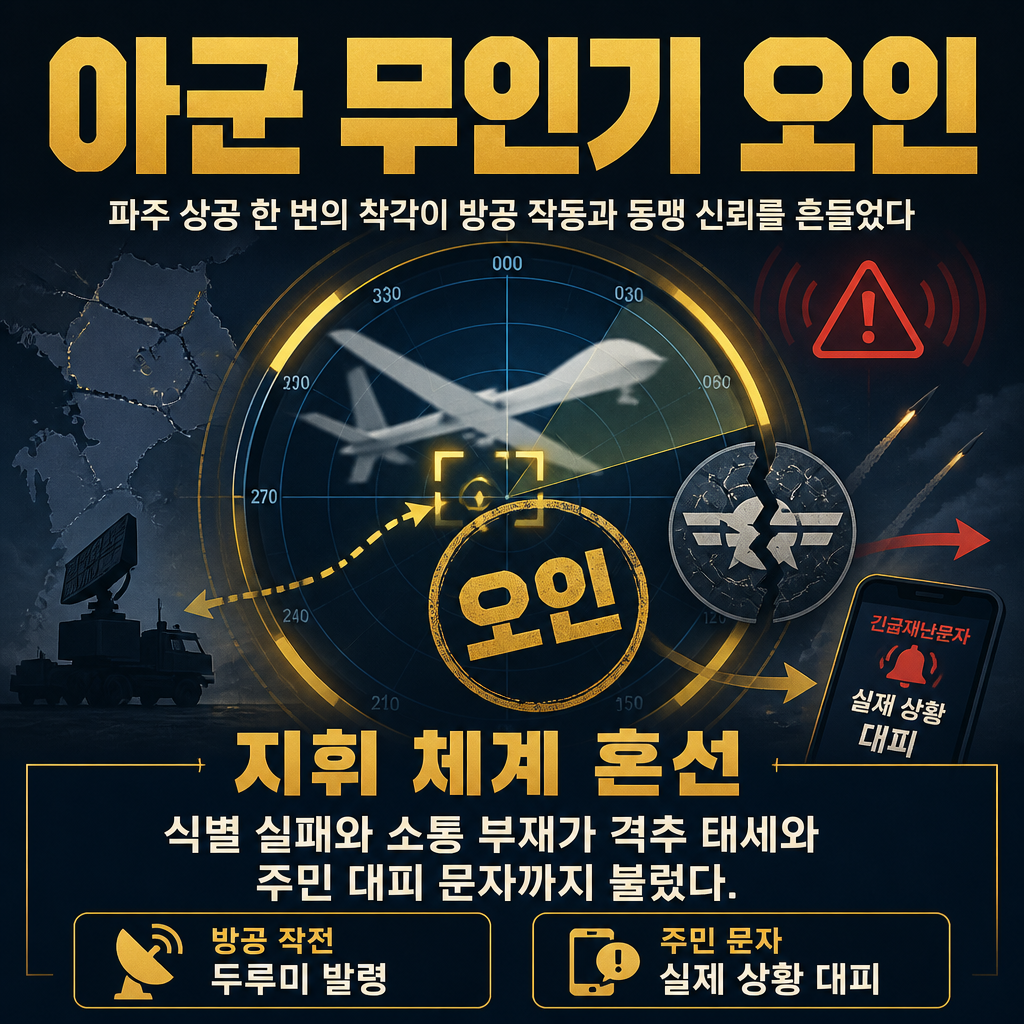 아군 무인기 오인
