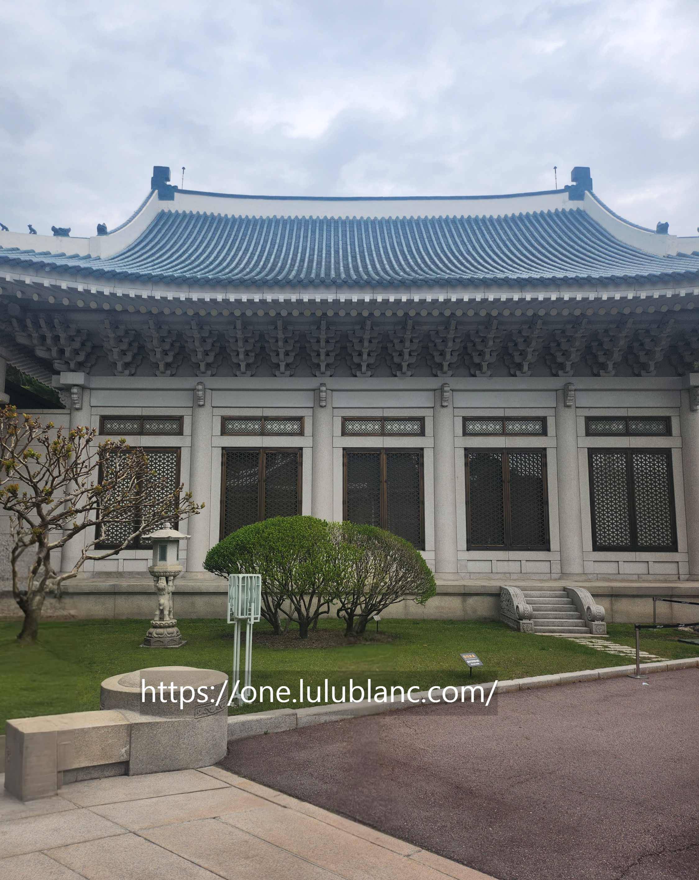 청와대 외부 전경 사진