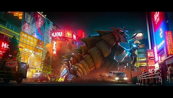 Ultraman Rising 도쿄 시내에서 괴수와 울트라맨의 전투