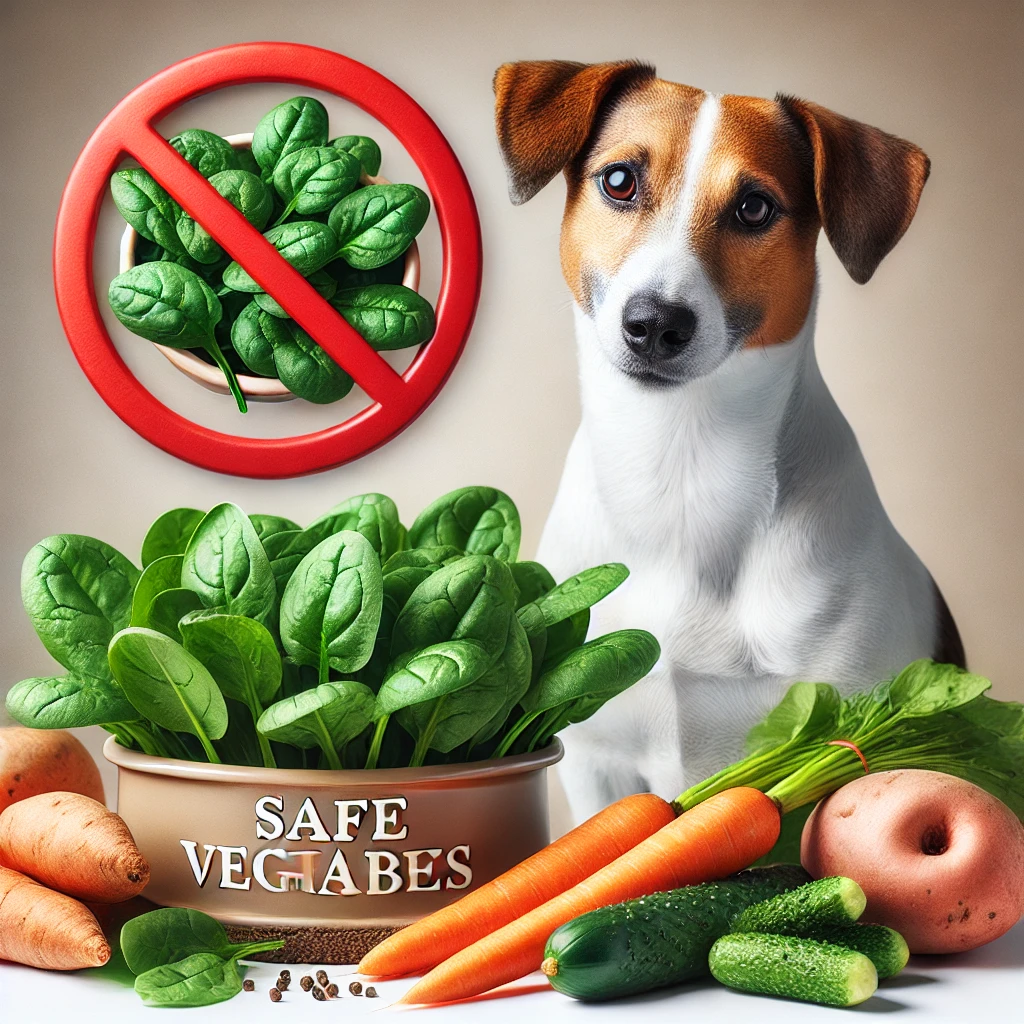 강아지와 시금치: 신장 결석의 위험성