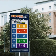 차량 5부제 시행