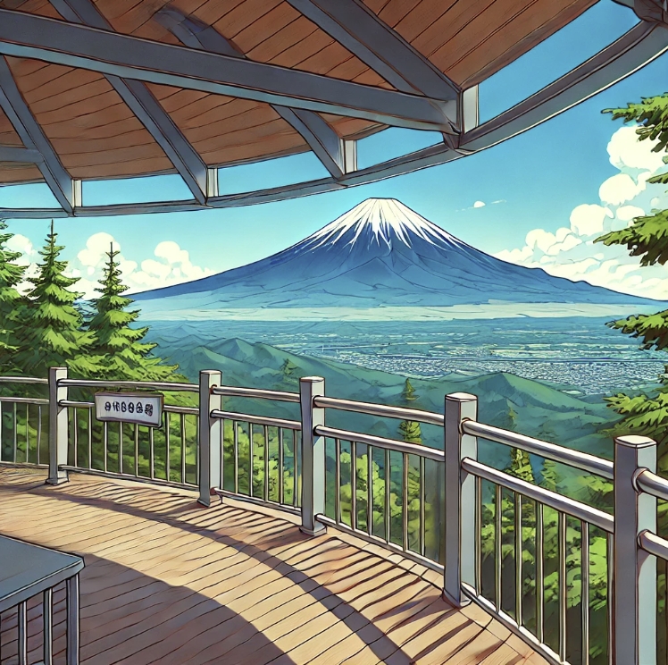 일본 후지산 관광 사진