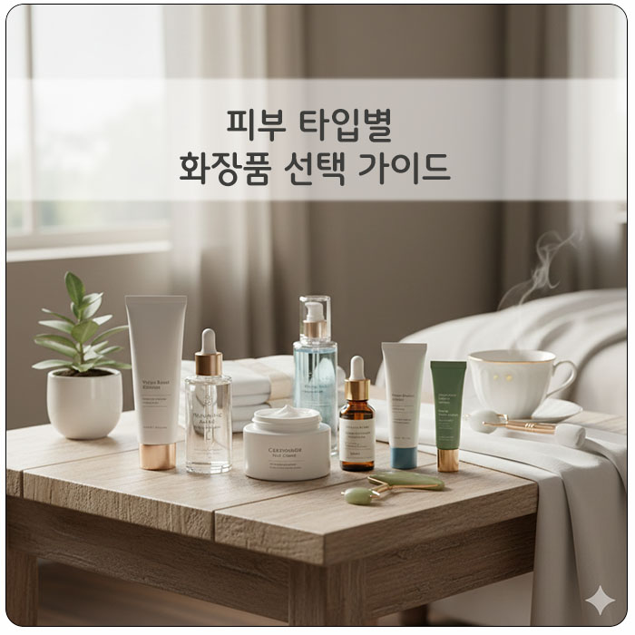 피부 타입별 화장품 선택 가이드