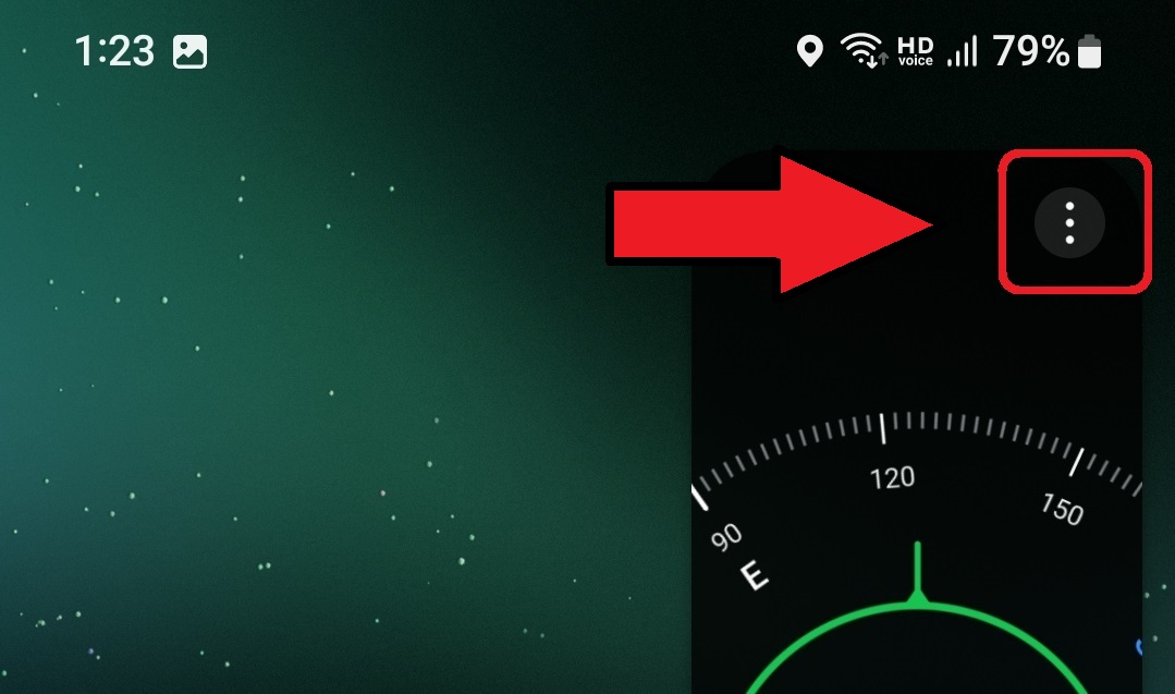 삼성 갤럭시 스마트폰 나침반 사용 방법 11