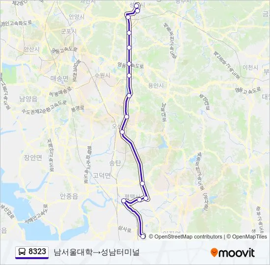 성남 시외버스 터미널 시간표 예매 요금표_5