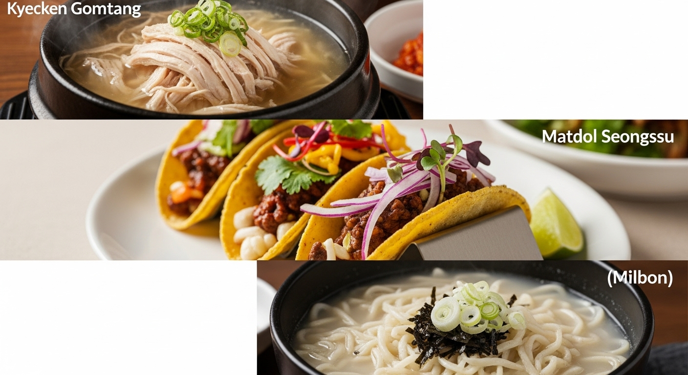 성수동 미슐랭 빕 구르망 TOP 3! 만원대 '닭곰탕/칼국수/타코' 숨은 맛집 공개