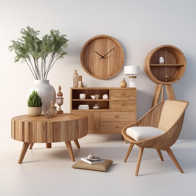 이미지 출처: AI 생성 이미지(콘텐츠 이해를 돕기 위한 시각 자료, 실제 인물을 특정하지 않은 AI 생성 이미지)
원목 가구가 배치된 실내 인테리어 공간. 가구제작기능사는 디자인, 구조, 내구성을 고려한 실무 중심 국가기술자격증으로, 공간 완성도를 높이는 핵심 기술 분야입니다.