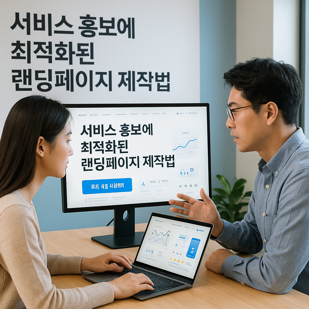 서비스 홍보에 최적화된 랜딩페이지 제작법
