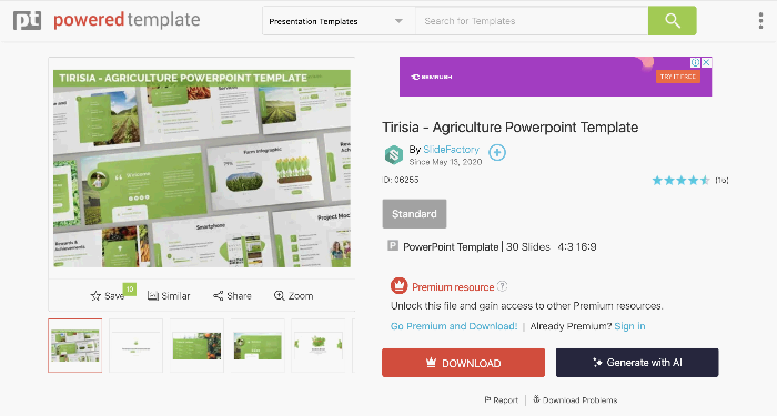 프리젠테이션 템플릿