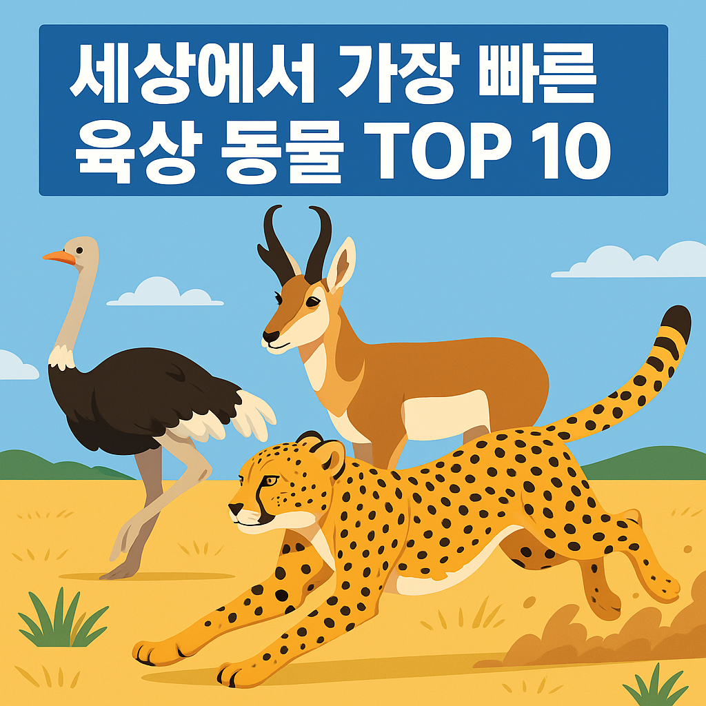 세상에서 가장 빠른 육상 동물