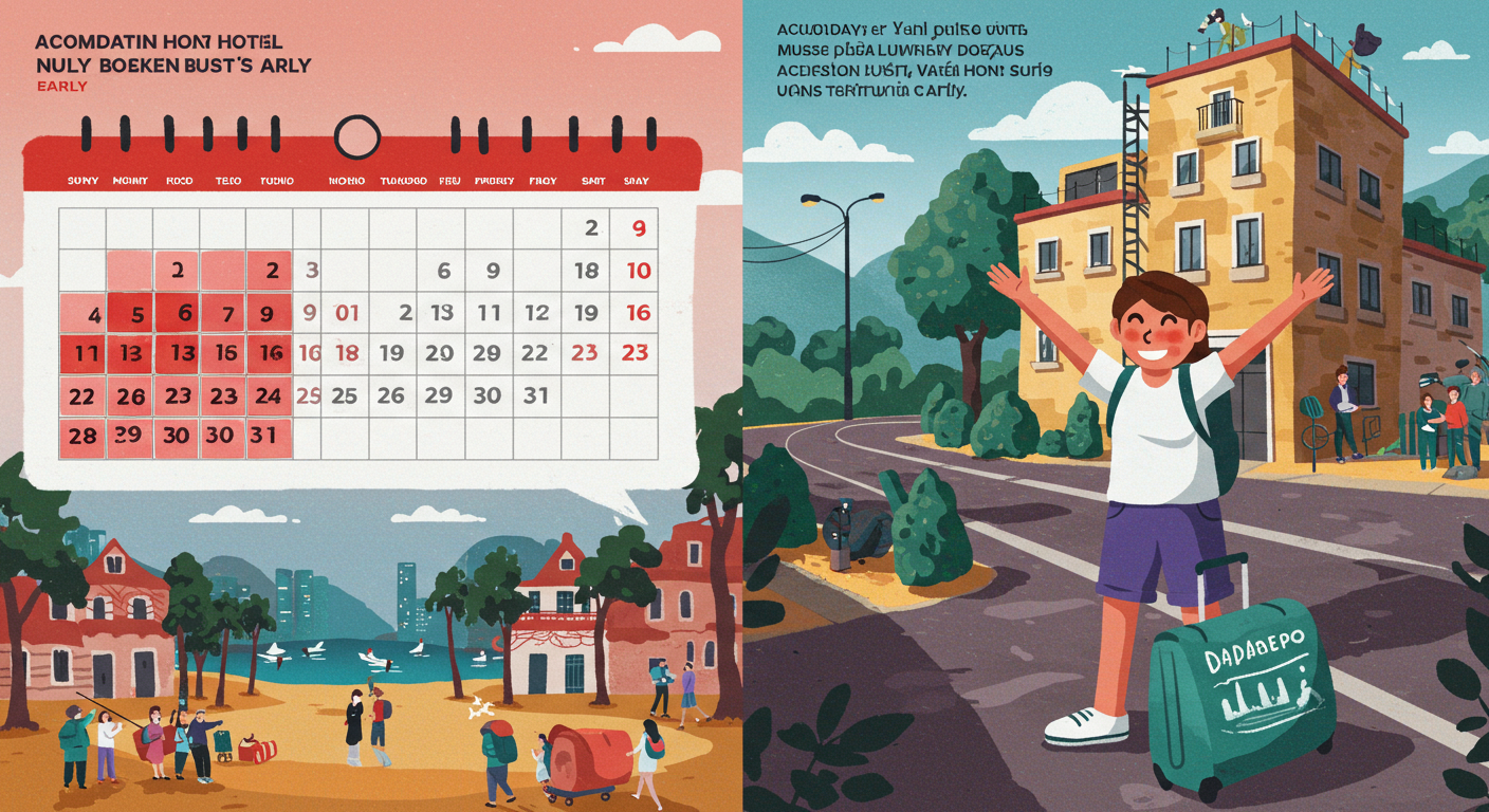 축제 기간 숙소는 미리 예약이 필수입니다