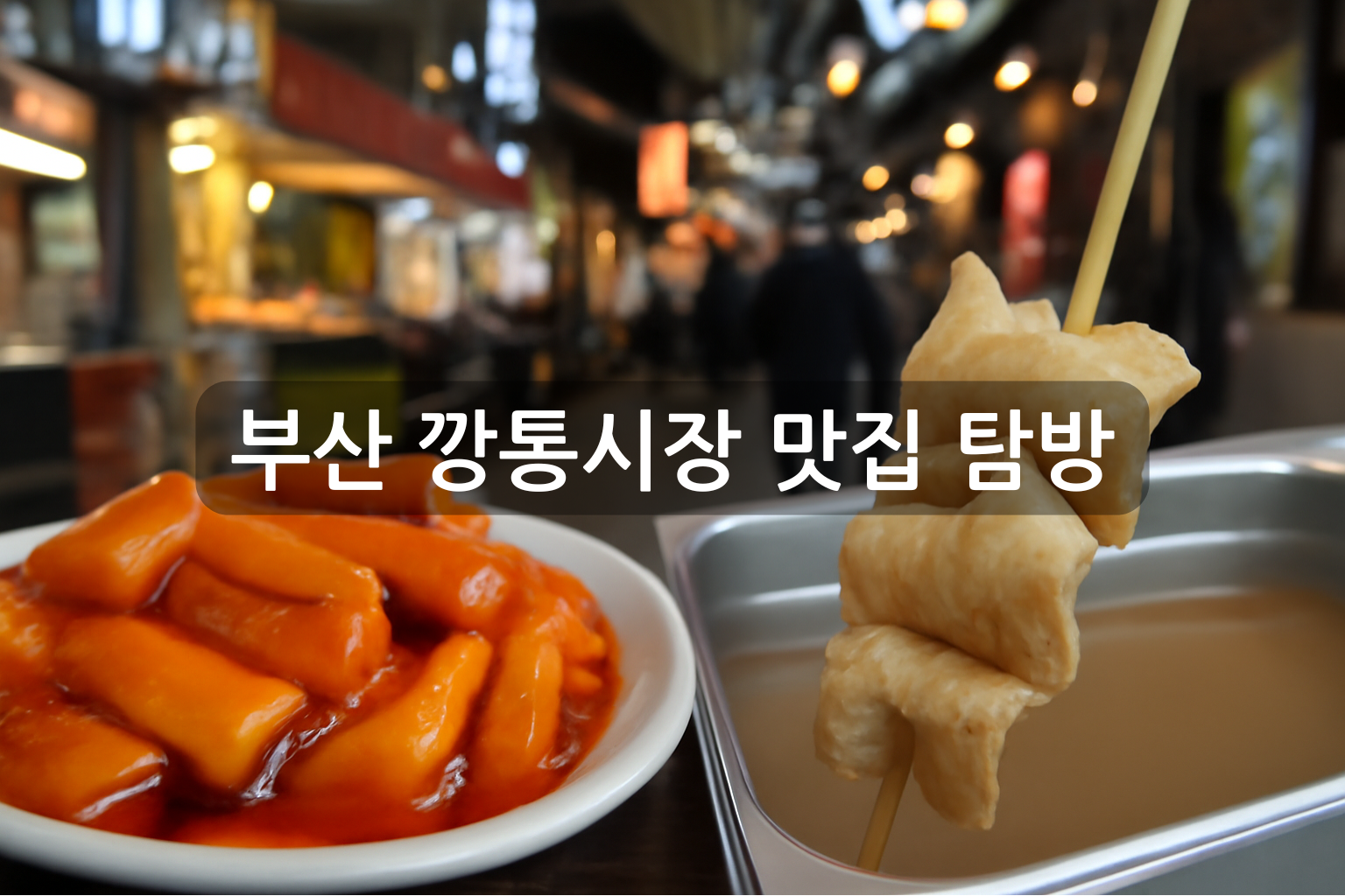 부산 깡통시장 맛집 탐방