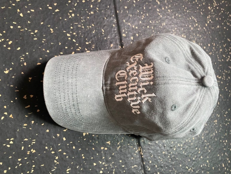 윅(wick) Gothic Executive club 스톤워시드 볼캡 그레이