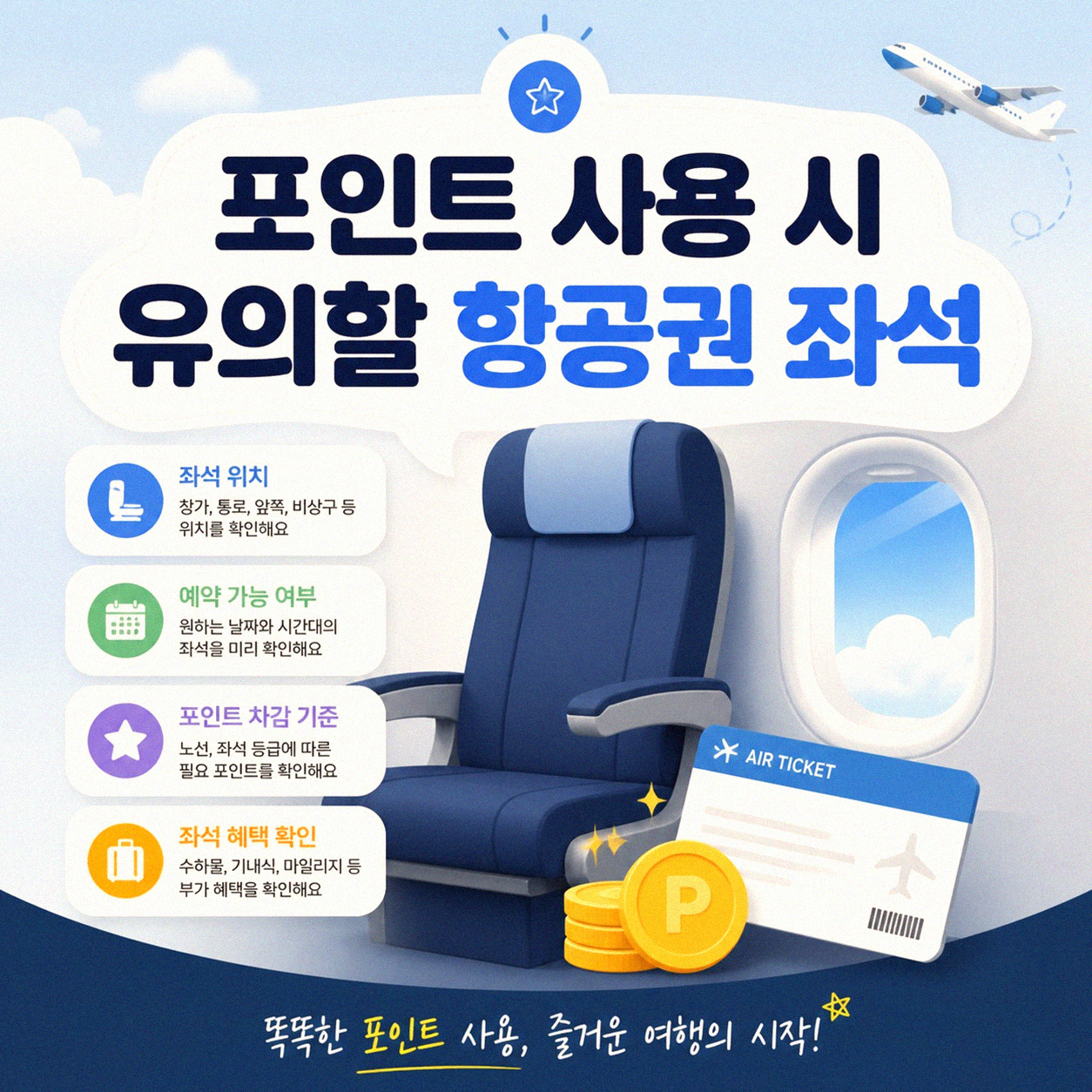 항공권 포인트 사용, 언제 유리할까