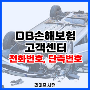 DB손해보험 고객센터