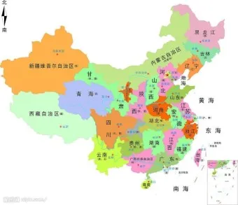중국지도 한글판 크게보기 장가계 황산 태항산 청도 계림_8