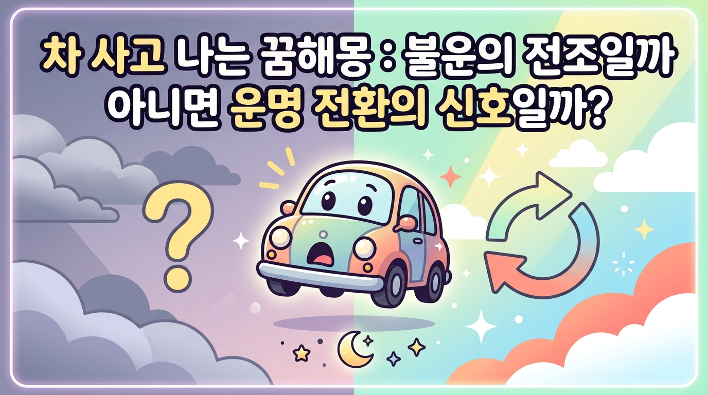 차 사고 꿈해몽